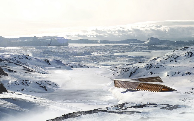 Het Icefjord Centre door Dorte Mandrup Arkitekter